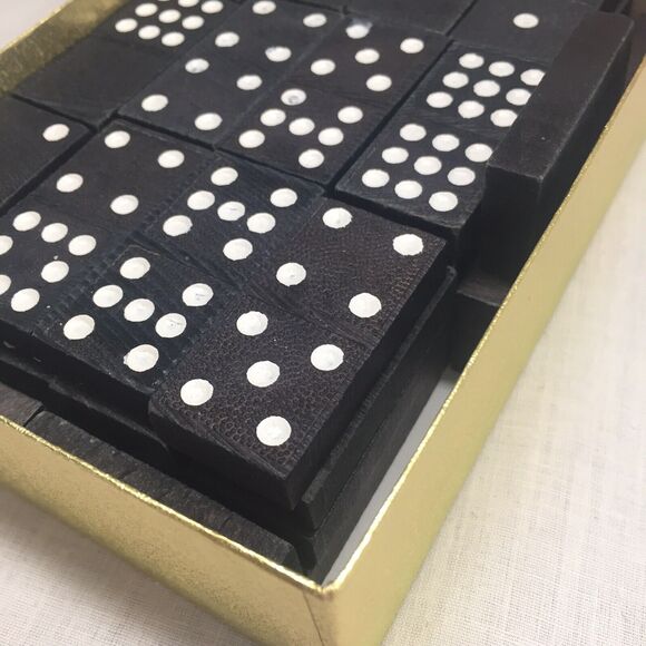 53 Vintage Wooden Double Nine Dominoes Japan - Picture 5 of 5